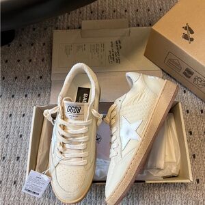 Golden Goose Cream Sneakers